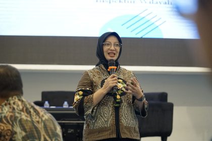 Dok. Inspektur Wilayah I Kementerian Hukum dan HAM R.I, Ika Yusanti bahas benturan kepentingan di hadapan Kepala Unit Pelaksana Teknis (UPT) di Jajaran Kanwil Kemenkumham Sulsel.
